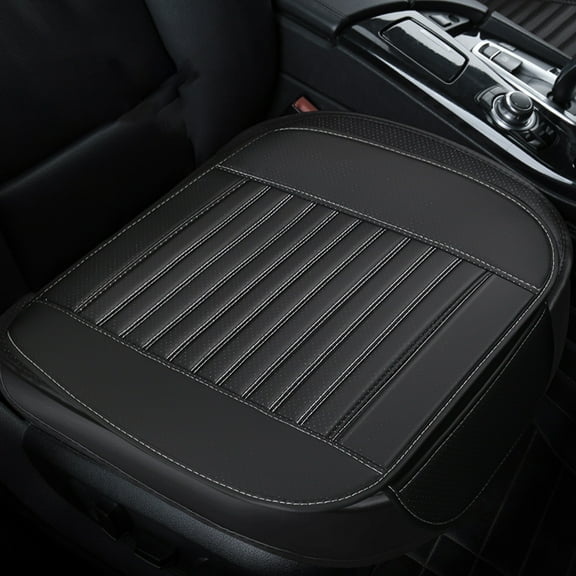 Front Car Seat Cover Cushion, Universal Seat Protector With Breathable Comfort Non Slip Backing And Easy Installation, Four Season Car Interior Accessory for Sedans SUVs Commuters