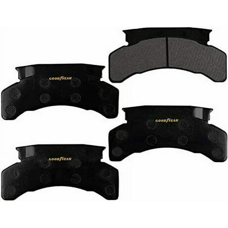 Front Carbon Ceramic Brake Pads for Chevy & Freightliner Goodyear Brakes GYD224