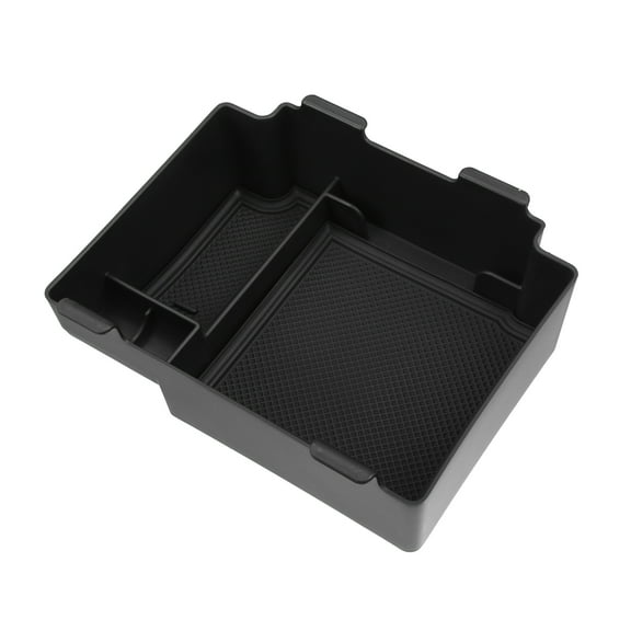 Front Center Console Organizer Tray Fit for Acura RDX 2019 - 2023 ABS Rubber Black