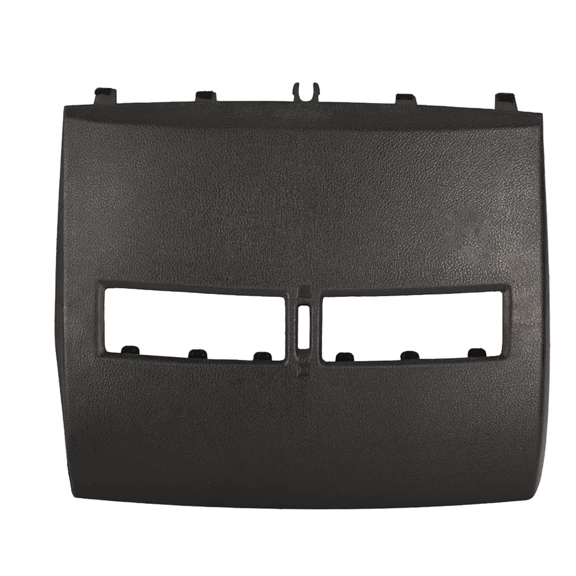 Front Center Dashboard A/C Outlet Air Vent Panel With Grille For Nissan Versa Tiida 2004-2011, Dash Air Vent Panel Cover,Console Outlet Insert Frame,Air Vents Panel Center-black-panel