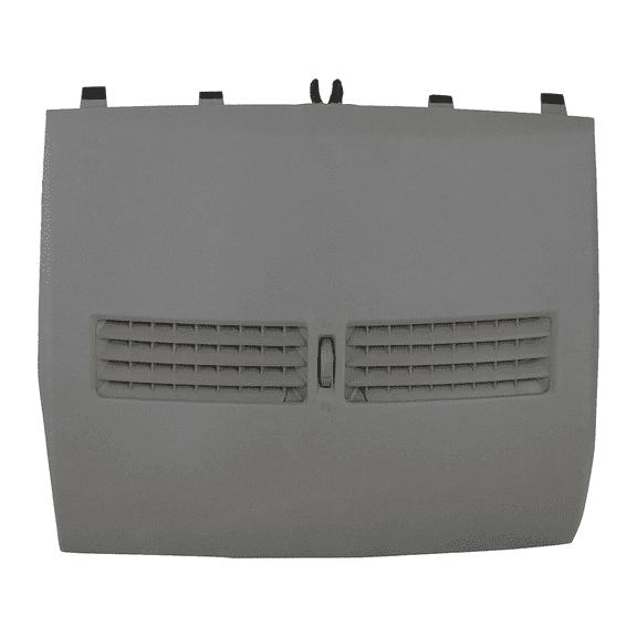 Front Center Dashboard A/C Outlet Air Vent Panel With Grille For Nissan Versa Tiida 2004-2011, Dash Air Vent Panel Cover,Console Outlet Insert Frame,Air Vents Panel Center-grey-Air outlet