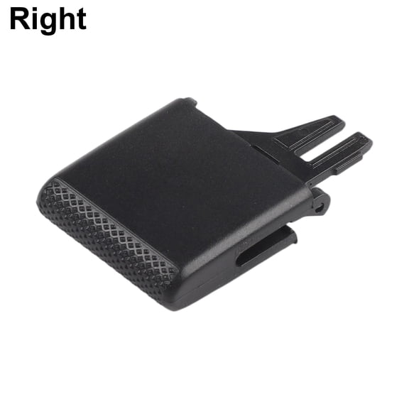 Front Central AC Air Outlet Vent Paddle Tab Clip For 2018-2021, ABS+PC Replacement For Dashboard Air Vent Grille Slider, Black Single Piece(Right)