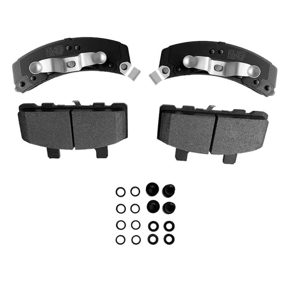 Front Ceramic Brake Pad Kit For 1996-2002 Chevrolet Express 2500