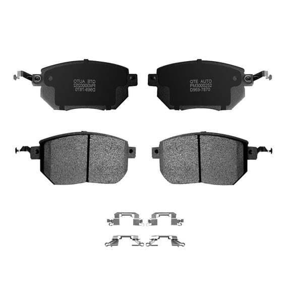 Front Ceramic Brake Pad Kit For 2003-2007 2009-2011 Nissan Murano