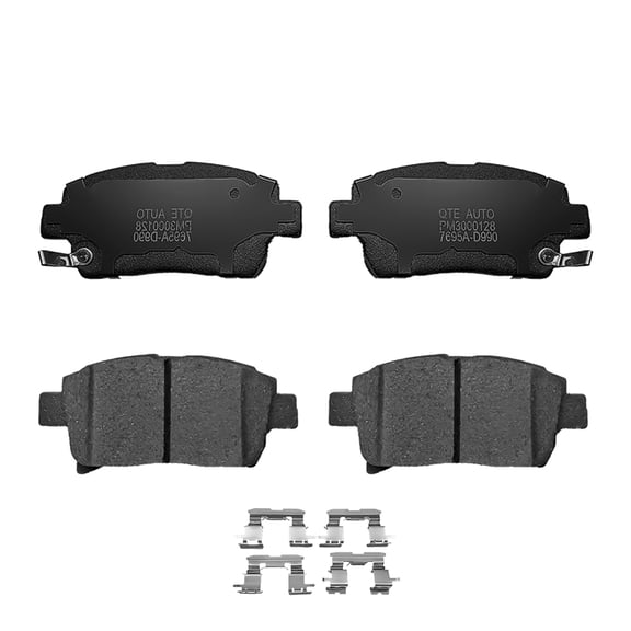 Front Ceramic Brake Pad Kit For 2003-2009 Toyota Prius