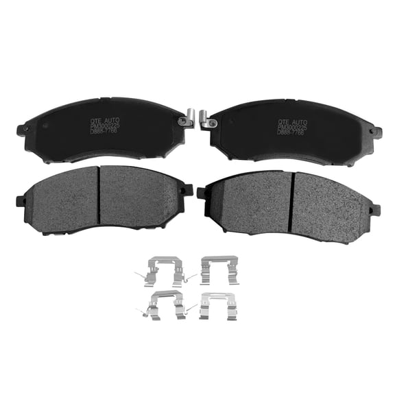 Front Ceramic Brake Pad Kit For 2008-2012 Nissan Pathfinder
