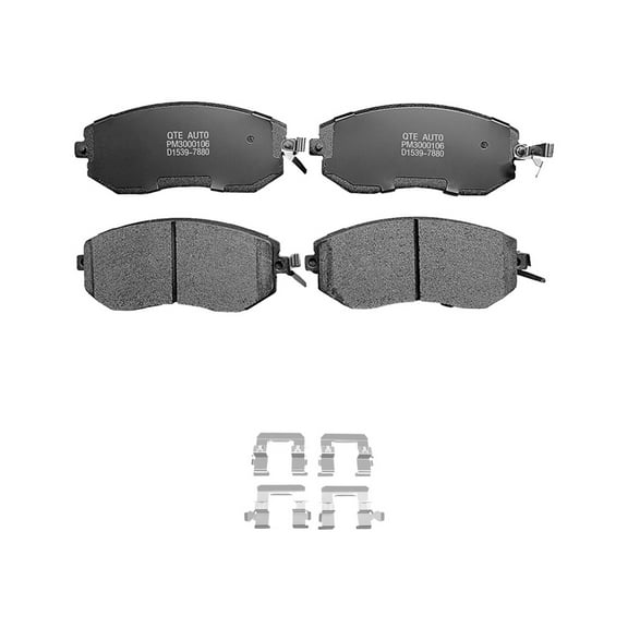 Front Ceramic Brake Pad Kit For 2013-2015 Subaru XV Crosstrek