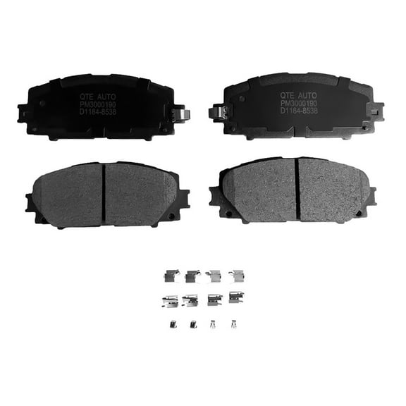 Front Ceramic Brake Pad Kit For 2017-2019 Toyota Prius Prime