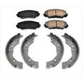 thumbnail image 1 of Front Ceramic Brake Pad Rear Brake Shoe Set for Scion xD 2008-2014, 1 of 6
