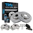 thumbnail image 1 of Front Ceramic Brake Pad, Rotor & Caliper Kit w/ Chemicals for Ford BKA20688, 1 of 6
