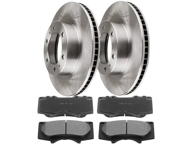 Front Ceramic Brake Pad and Rotor Kit - Compatible with 2005 - 2020 ...