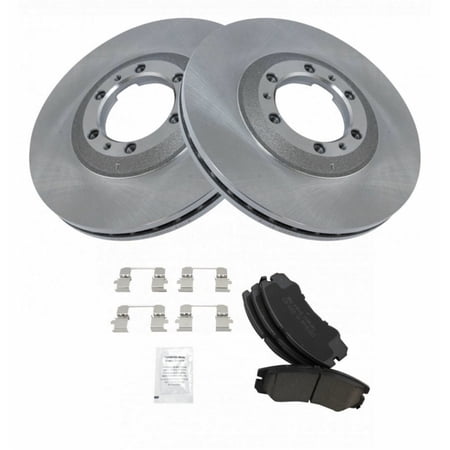 Front Ceramic Brake Pad & Rotor Kit For 1992-2002 Acura Honda Isuzu