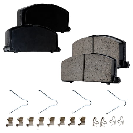 Front Ceramic Brake Pad Set For Toyota Camry Celica Corolla MR2 Paseo Tercel