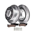 thumbnail image 1 of Front Ceramic Brake Pad and Drilled and Slotted Rotor Kit - 13.91 Inch - 353mm - Compatible with 2003 - 2008 Dodge Ram 2500 2004 2005 2006 2007, 1 of 2