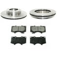 thumbnail image 1 of Front Ceramic Brake Pad and Rotor Kit - Compatible with 2000 - 2006 Toyota Tundra 2001 2002 2003 2004 2005, 1 of 2