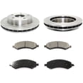 thumbnail image 1 of Front Ceramic Brake Pad and Rotor Kit - Compatible with 2005 - 2010 Dodge Dakota 2006 2007 2008 2009, 1 of 2