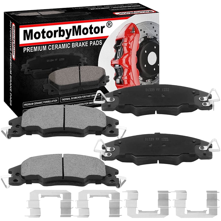 Brake Kit Premium Ceramic Brake Pads Kit For Nissan Rogue 2014-2019 - Front & Rear Complete Set PS1737C Brake Pads Brake Kit Premium Ceramic Brake Pads Kit For Nissan Rogue 2014-2019 - Front & Rear Complete Set PS1737C Brake Pads