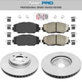 thumbnail image 1 of Front Ceramic Pads & Coated Rotors FOR COROLLA MATRIX VIBE & SCION 2008-2019, 1 of 9