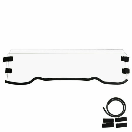 Front Clear Half Windshield For Polaris XP4