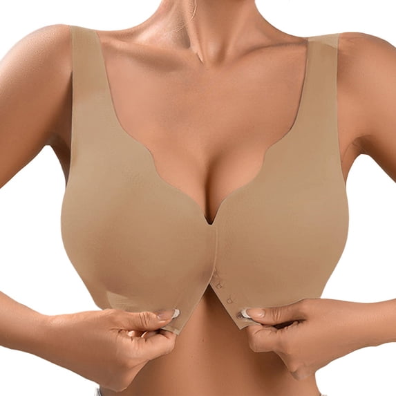 Front Close Bras for Women Back Support Bra Back Support Front Closure Bra Bra That Helps with Posture Shaping Front Hook Bra Everyday Wear Front Hook Bra