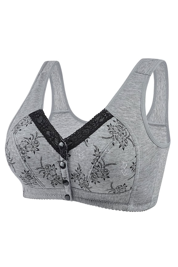 Front Close Bras for Women Wide Back Bras for Women Plus Size Front Close Bra Wide Back Front Fastening Bra Post Surgery Front Open Bra Form Bra Posture