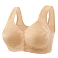 thumbnail image 1 of Front Close Bras for Seniors Senior Front Closure Bra Longline Bras for Women Full Support Front Open Bra Firm Control Front Closure Bra, 1 of 3