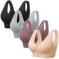 thumbnail image 1 of Front Close Wireless Bras for Women, Smoothing Padded Bralette, Comfortable Snap Closing Bras, 1 of 6