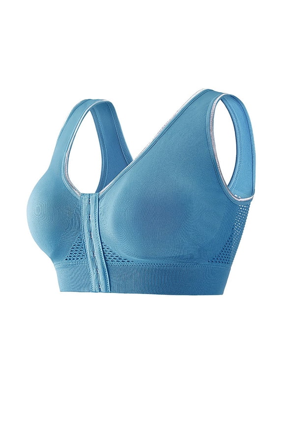 Front Closure Bra for Women Workout Sport Wireless Sleep Brassiere – Full Coverage Gym & Sports Bra Full Coverage Underwear Sujetadores Deportivos Para Mujer