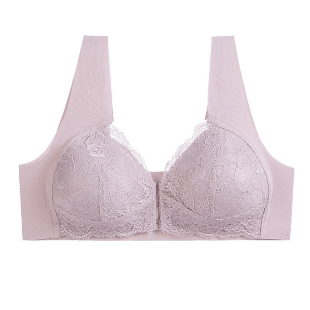 Front Closure Bra for Seniors,Goldies Bra for Front Closure, Embraced Bras  for Women - skin color