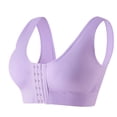 thumbnail image 1 of Front Closure Bra for Women Comfortable Sleep for Women Breathable Full Coverage Bra Wireless Plus Size Bra, 1 of 6