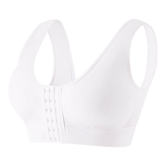 Front Closure Bra for Women Comfortable Sleep for Women Breathable Full Coverage Bra Wireless Plus Size Bra