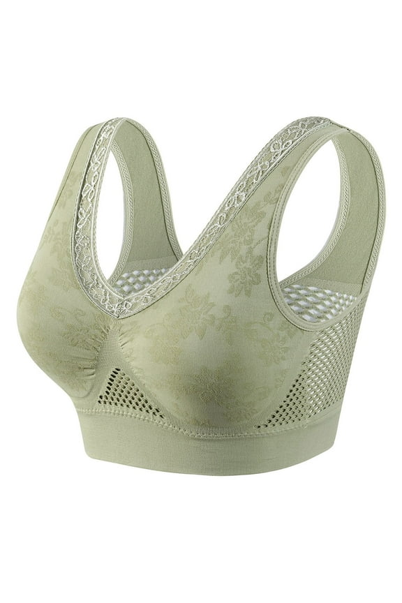 Front Closure Bra for Women, Comfortable Wire-Free Support, Full Coverage Underwire Alternative, Easy Wear for Daily Use