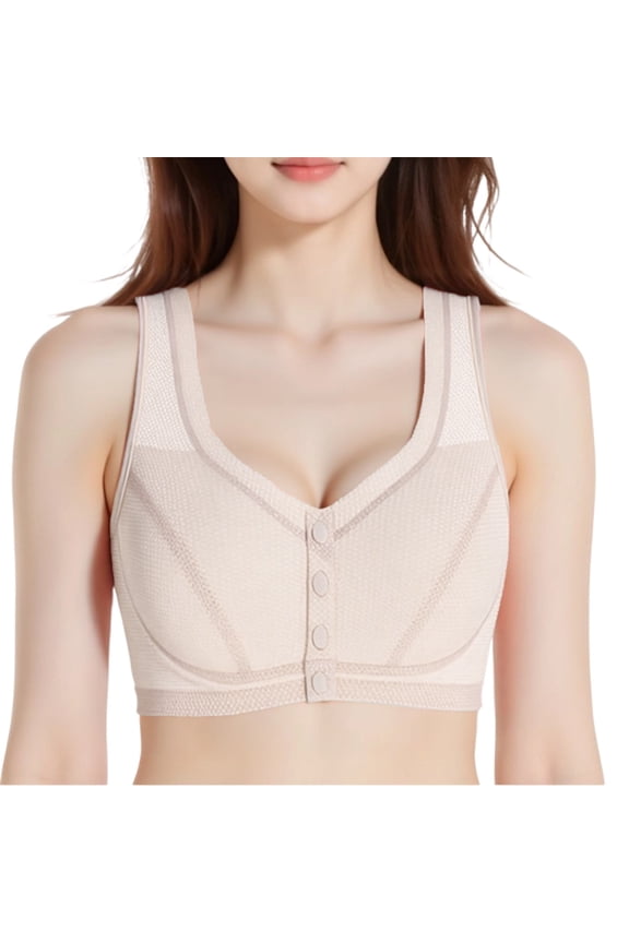 Front Closure Bras for Wireless Plus Size Full Coverage Seamless Comfort Bras with Lightly Lined Underwire Support Wide Straps Maternity Strapless Bra Strapless Bra for Women Wireless Support Bras