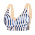 thumbnail image 1 of Front Closure Bras for Women Bras for Women Full Coverage Sports Bras Lifting Bra Push up Bra Seamless Lifting Support Bras Cotton Bra for Women Sleep Bras Comfort Bra,Beige,36A, 1 of 8