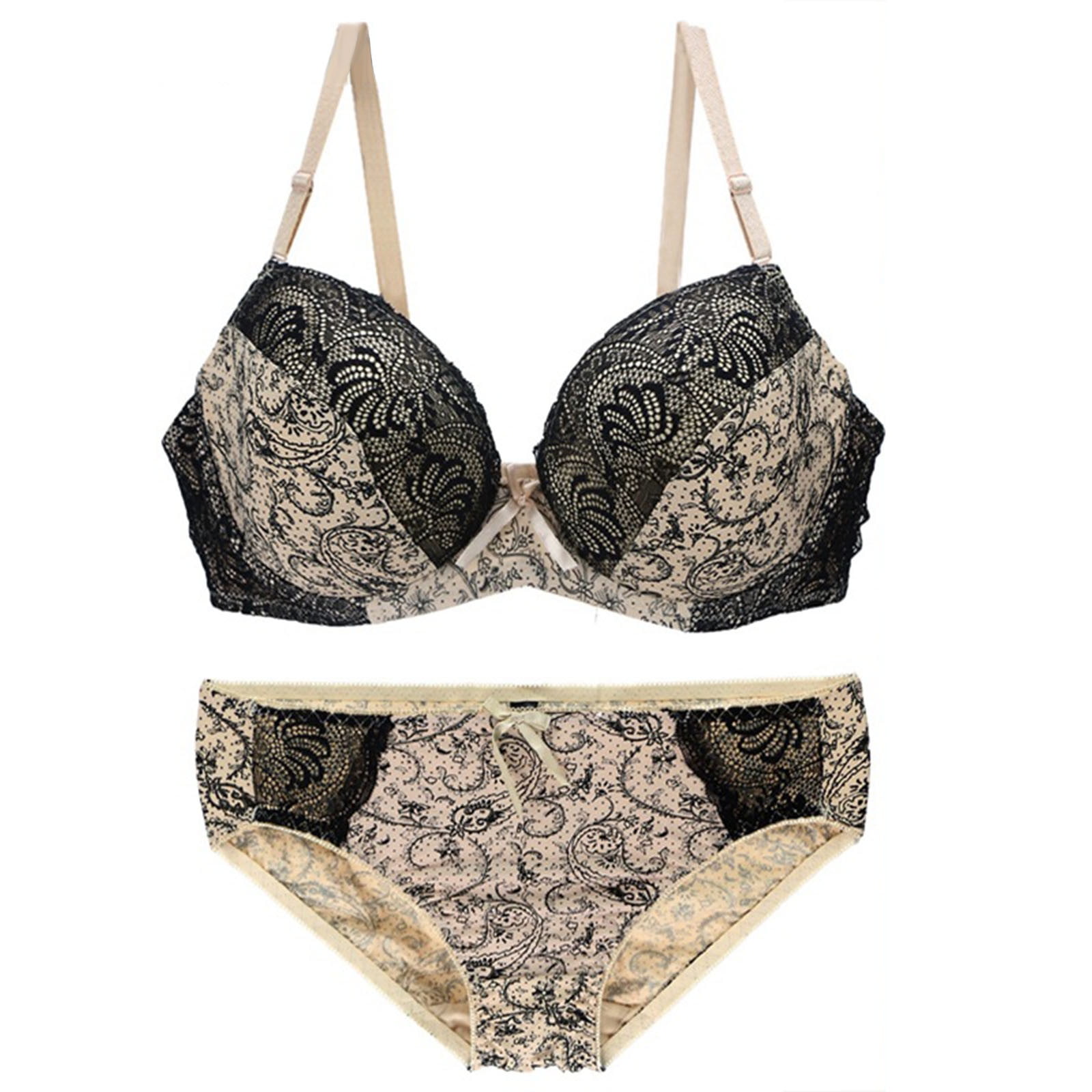 Buy THE LAZZOLICA Women's Front Closure Bras Panty Set Lingeries