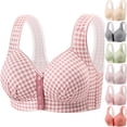 Front Closure Bras for Women Wireless Full Coverage Vest Bra Support ...