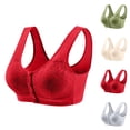 thumbnail image 1 of Front Closure Bras for Older Women Summer Lightweight Comfortable Lace Wide Strap Bralettes Everyday Bra, 1 of 4