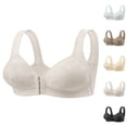 thumbnail image 1 of Front Closure Bras for Women Comfortable Wireless Side Support Breathable Push Up Bralettes Everyday Bra, 1 of 8