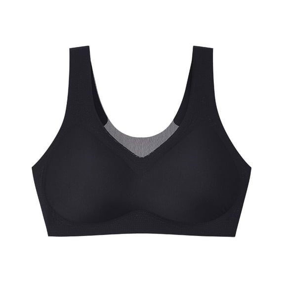 Womens Front Closure Bras Full-Coverage Bra Feature V-Neck Soft Bra Style W-949 XXL