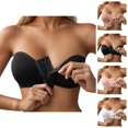 thumbnail image 1 of Front Closure Bras for Women Multiple Row Hooks Front Closure Bra Everyday Wear Hosiery for Women, 1 of 6