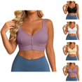 thumbnail image 1 of Front Closure Bras for Women Plus Size Full Coverage Lace Wireless Bra Everyday Bra, 1 of 6