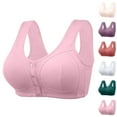 thumbnail image 1 of Front Closure Bras for Women Sports Style - Daisy Bra No Underwire, Full Coverage Wireless Bra, Breathable Soft Support Comfortable Beauty Back Bra, 1 of 5