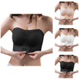 thumbnail image 1 of Front Closure Bras for Women Strapless Wireless Bra Push Up Bra Adjustable Convertible Strap Comfortable Seamless Underwear, 1 of 6