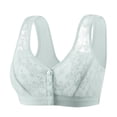 thumbnail image 1 of Front Closure Bras for Women Wireless No Underwire Comfort Convenient Seamless Supportive Mastectomy Bralettes Plus Size Lace Everyday Bras, 1 of 6