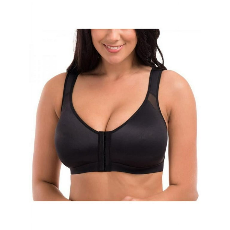 Front Closure Full Coverage Back Support Posture Corrector Bra for