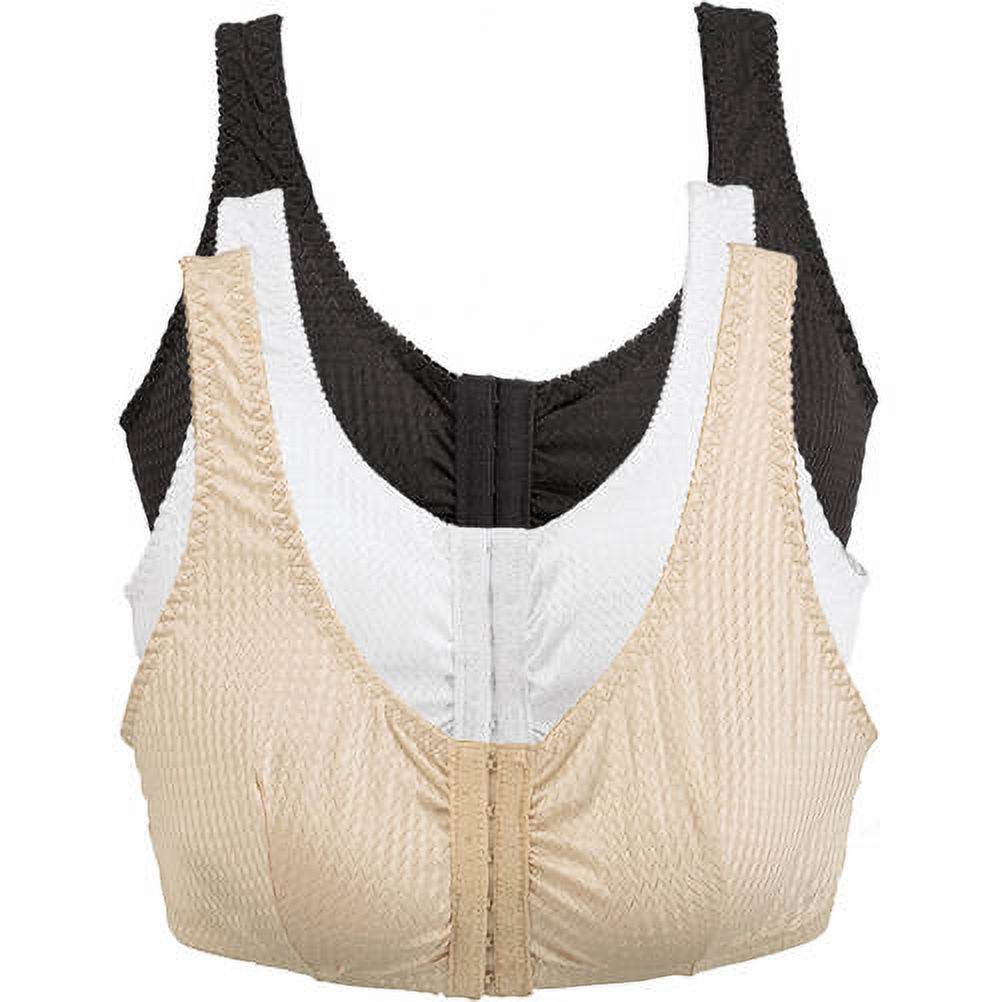 Front Closure Leisure Bras Pack of 334