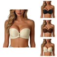 thumbnail image 1 of Front Closure Strapless Bras for Women Wireless Seamless Push Up Bra Bandeau Bra, 1 of 5