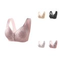 thumbnail image 1 of Front Closure Wireless Bra for Women â Comfortable Lace Non- T-Shirt Bra with Full Coverage, Supportive Lift & Underwire-Free Design, 1 of 3