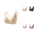 thumbnail image 1 of Front Closure Wireless Bra for Women â Comfortable Lace Non- T-Shirt Bra with Full Coverage, Supportive Lift & Underwire-Free Design, 1 of 3
