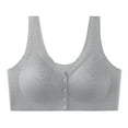 thumbnail image 1 of Front Closure Wireless Bralette for Women Full Coverage Padded Bra No Underwire Plus Size Comfort Sleep Support Bra, 1 of 4